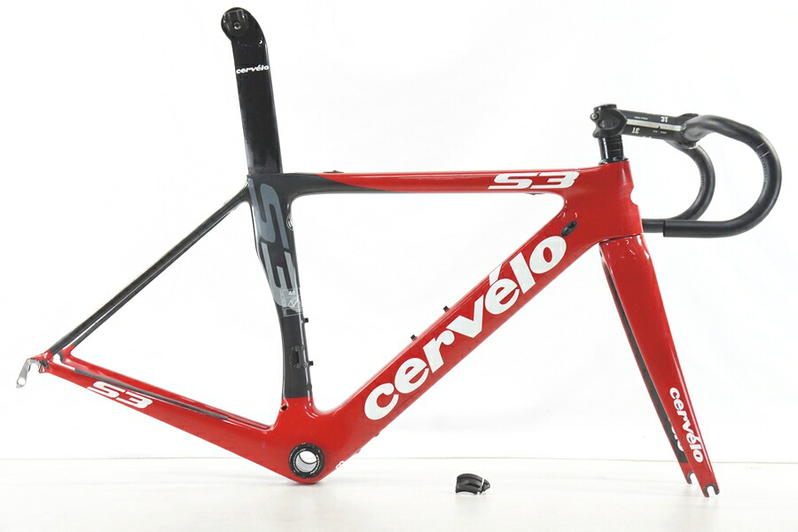 ◆◆【中古】訳あり サーヴェロ CERVELO S3 2014年頃 炭素 リム 読み込む自動二輪車 一こま 48大きさ QR100/130粍 700C
