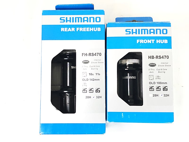 【中古】未当て嵌める品 シマノ SHIMANO ディスクスルーアクスルハブ HB-RS470/FH-RS470 32H【引き下げ】