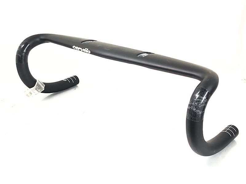 【中古】サーベロ CERVELO エアロ カーボン ドロップバー AB08 400mm ドロップハンドル カーボン|ベリーグッドストア