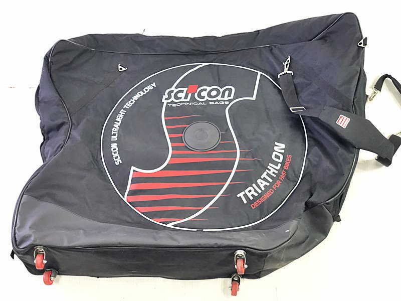 【中古】シーコン SCICON 輪行御徒面子 エアロコンフォート トライアスロン AERO COMFORT TRIATHLON【切り詰め】