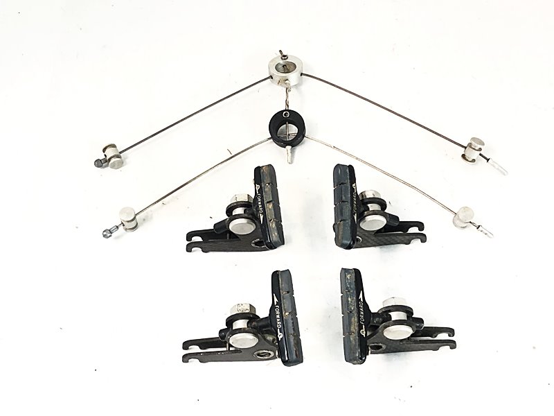 【中古】スプーキー SPOOKY CX カンチレバーブレーキ CX CANTILEVER BRAKE カンチブレーキ前後書き割り
