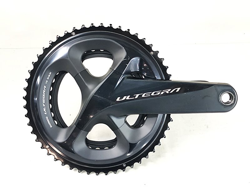 【中古】シマノ SHIMANO アルテグラ/フォーアイ左パワーメーター ULTEGRA FC-R8000/4iiii 52-36T/170mm クランクセット 〇｜ベリーグッドストア
