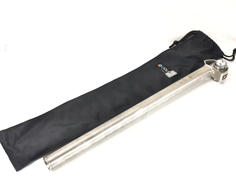 【中古】色つやつけ加える COLORPLUS ブロンプトン用 チタンシートポスト BRST01_TI_555 Brompton Titanium Seatpost 31.8粍/555粍