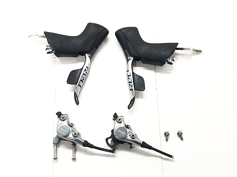 【中古】ゲットー SRAM 赤いこと アクシス D1 RED AXS D1 RED AXS D1 HRD 2x12S - RED AXS D1 電動 e-tap AXS 油圧DISC コンポセット【割り引き】