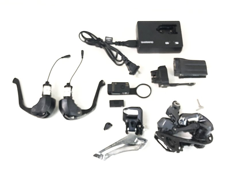 【中古】シマノ SHIMANO アルテグラ Di2 ULTEGRA Di2 ST-R8060 2x11S FD、RD 電動Di2 リムブレーキ コンポセット 〇｜ベリーグッドストア