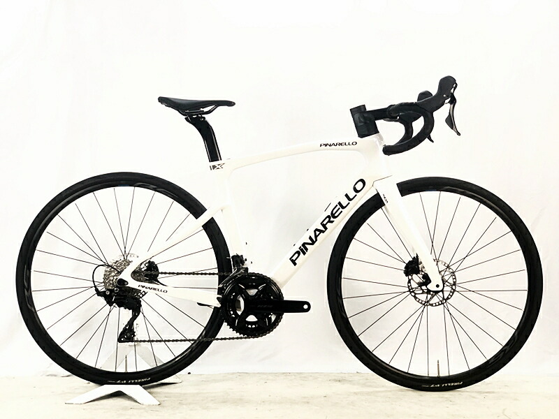 【中古】ピナレロ PINARELLO X1 12速 105 油圧DISC 2024年 カーボンロードバイク 490大いさ 分限者白いこと スポーツ・アウトドア-自転車・サイクリング-ロードバイク