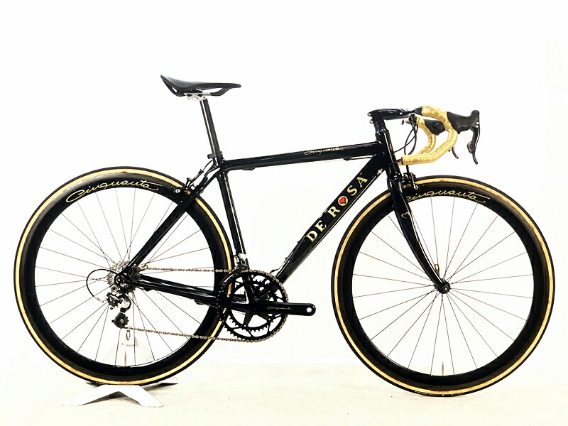 【中古】デローザ DE ROSA チンクワンタ 50周年祝する模範例 CINQUANTA 50th ANNIVERSARY RECORD 2004年 カーボンロードバイク 490大いさ 米国海軍 自転車・サイクリング-ロードバイク-スポーツ・アウトドア