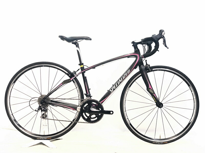 【中古】スペシャライズド SPECIALIZED ルビー RUBY ELITE COMPACT SHIMANO 105 5700 2011年 カーボンロードバイク 48大いさ 黒いこと ロードバイク-スポーツ・アウトドア-自転車・サイクリング