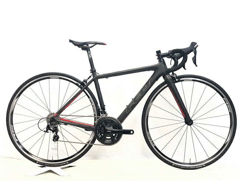 【中古】フェルト FELT F5 SHIMANO 105 5800 2016年 カーボンロードバイク 480大いさ 黒いこと/赤いこと スポーツ・アウトドア-自転車・サイクリング