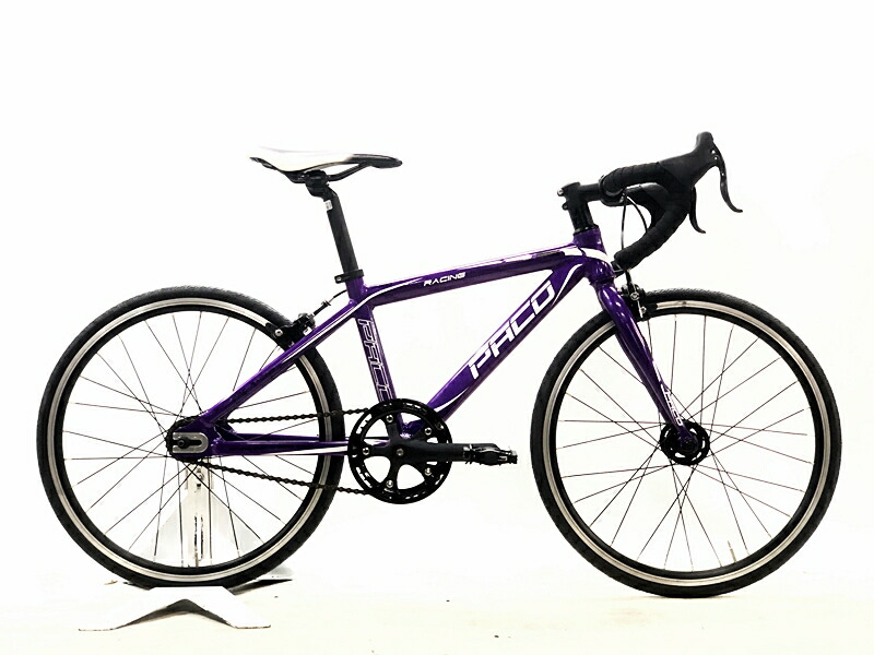 【中古】未走行品 パコ PACO プロレーシング20 PRO RACING 20 2020年 シングル ジュニア用 子供用 20インチ バイオレット ☆|ベリーグッドストア
