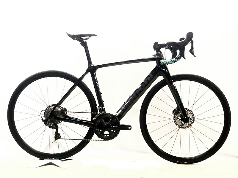 【中古】ビアンキ BIANCHI インフィニート Infinito CV ULTEGRA 油圧DISC 2021年 カーボンロードバイク 53大いさ 黒いこと 自転車・サイクリング-ロードバイク
