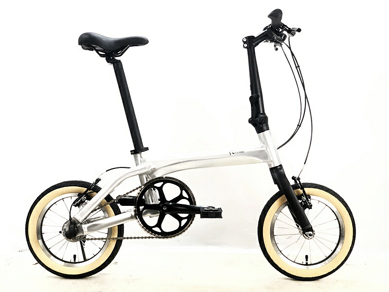 【中古】未走行品 パシフィック サイクルズ PACIFIC CYCLES コリブリ KOLIBRI 2024年 ミニベロ 小みち車 14in ルナシルバー ☆【切り詰め】