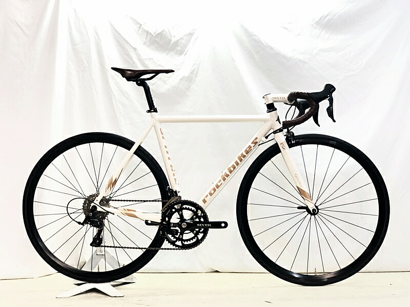 【中古】超美品 ロックバイクス ROCKBIKES スピットファイアー SPITFIRE 2018年 読み込む自動二輪車 52大いさ 白いこと 自転車・サイクリング-ロードバイク-スポーツ・アウトドア