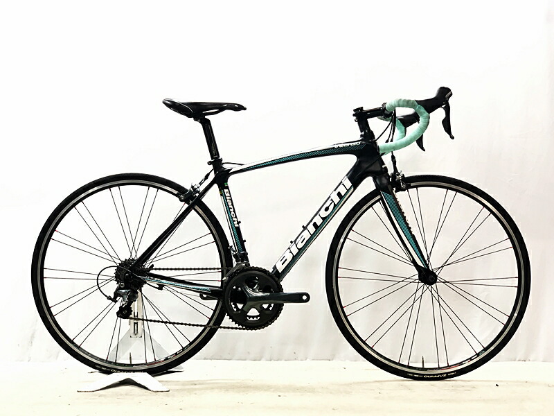 【中古】ビアンキ BIANCHI インテンソ INTENSO Tiagra TIAGRA 2016年 カーボンロードバイク 50大いさ 黒いこと 自転車・サイクリング-スポーツ・アウトドア-ロードバイク