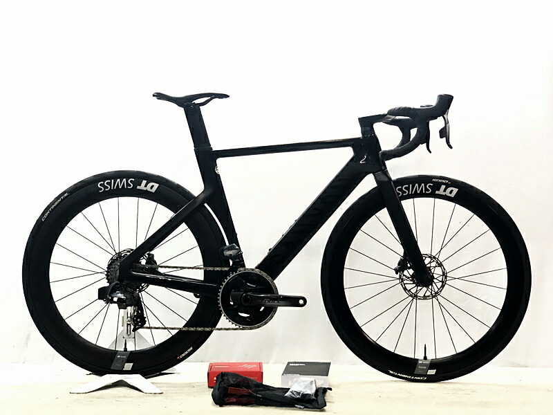 【中古】●キャニオン CANYON エア湖読み込む AEROAD CF SLX8 e-Tap 2022年 カーボンロードバイク S大いさ 黒いこと 自転車・サイクリング-スポーツ・アウトドア