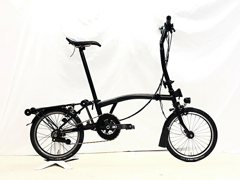 【中古】ブロンプトン BROMPTON M6R Black Edition 2017 フォールディングバイク 折り畳み銀輪 16in 黒いこと 【割り引き】