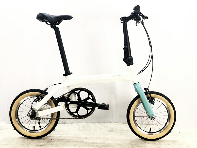 【中古】未走行品 PACIFIC CYCLES コリブリ KOLIBRI 2024年 フォールディングバイク 折り畳み銀輪 14in グリーミングホワイト ☆【割り引き】