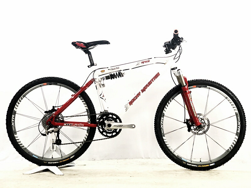 【中古】訳蟻 ロッキー御山 ROCKY MOUNTAIN スパイス SPICE 2001年 年寄りの御山 フルサス 26in M大いさ 白いこと 【引き下げ】 自転車・サイクリング-スポーツ・アウトドア