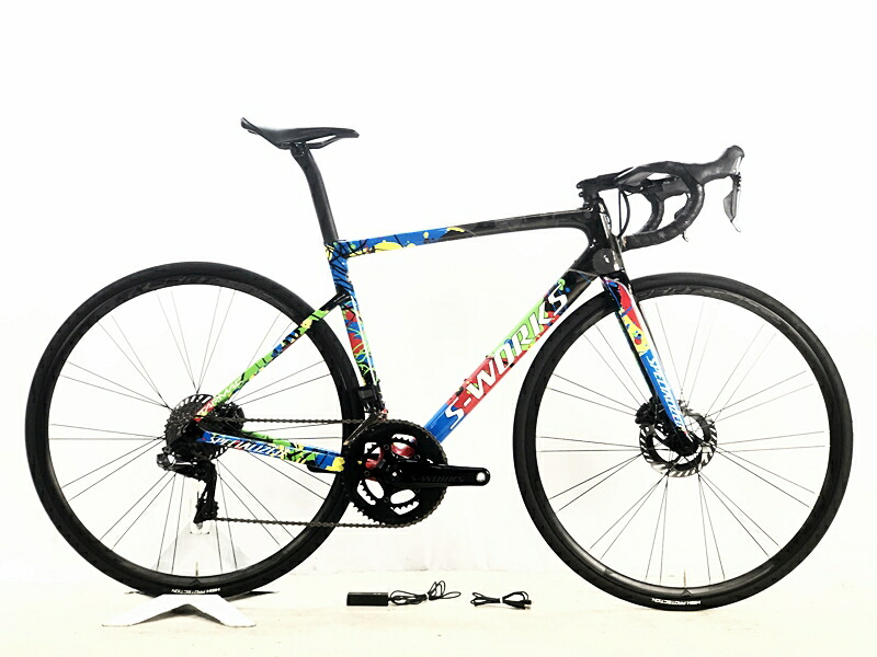 【中古】美品 SPECIALIZED S-WORKS TARMAC SL6 DISC 室内用便器 DURA-ACE Di2 2019年 カーボンロードバイク 54大いさ 世界はやりっ児祝する色合い 自転車・サイクリング-スポーツ・アウトドア-ロードバイク