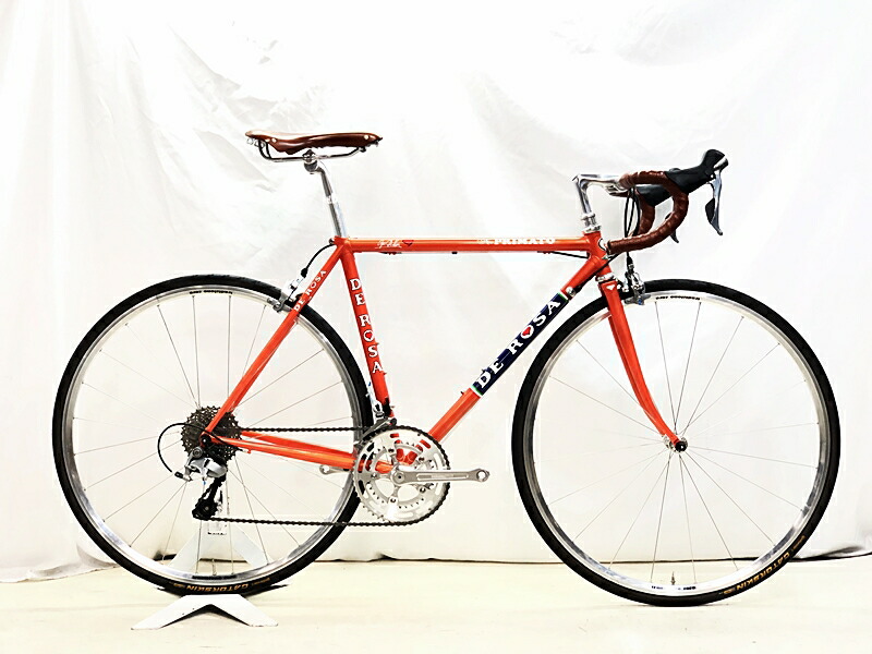 【中古】デローザ DE ROSA ネオ プリマト NEO PRIMATO 105 2016年 クロモリ 読み込む自動二輪車 49大いさ オレンジ色 スポーツ・アウトドア-自転車・サイクリング-ロードバイク