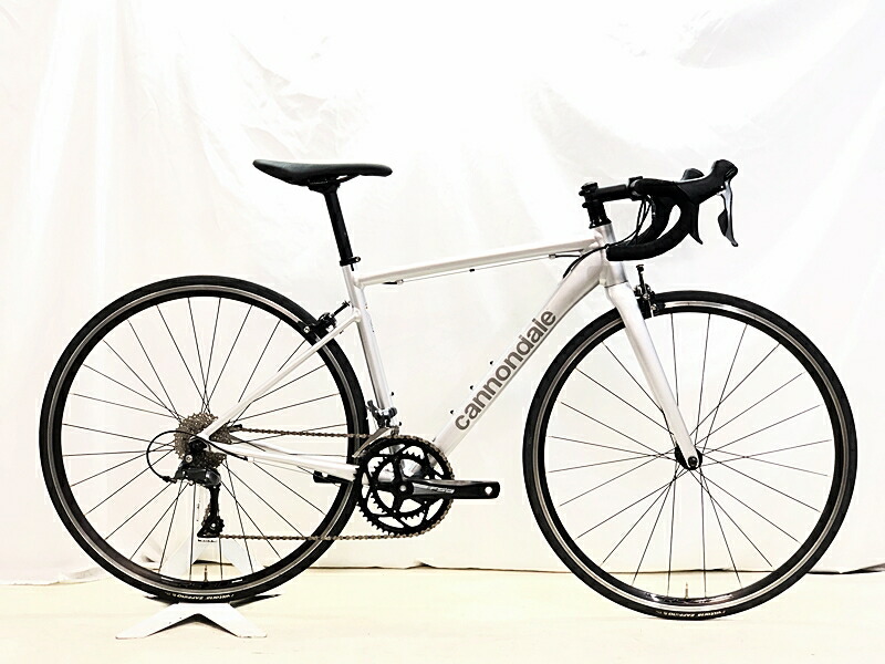 【中古】キャノンデール CANNONDALE キャド オプティモ CAAD OPTIMO4 Claris 2024年 読み込む自動二輪車 51大いさ しろがね色 ロードバイク-スポーツ・アウトドア-自転車・サイクリング