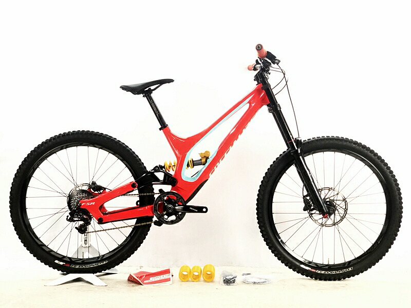 【中古】●美品 SPECIALIZED DEMO 8 FSR I CARBON 27.5 2018年 SRAM GX ダウンヒル DH フルサス カーボン MTB Mサイズ グロスロケットレッド