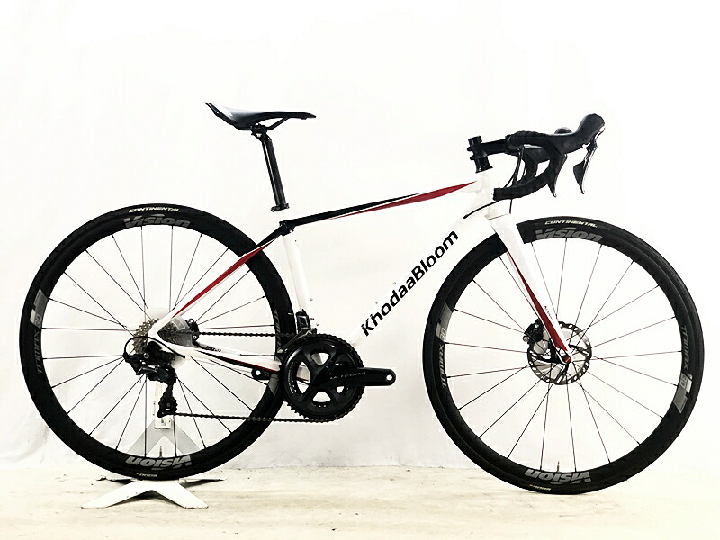 【中古】コーダブルーム KHODABLOOM ストラウス STRAUSS DISC ULTEGRA 油圧DISC 2022年 読み込む自動二輪車 430大いさ レーシングホワイト 自転車・サイクリング-スポーツ・アウトドア-ロードバイク