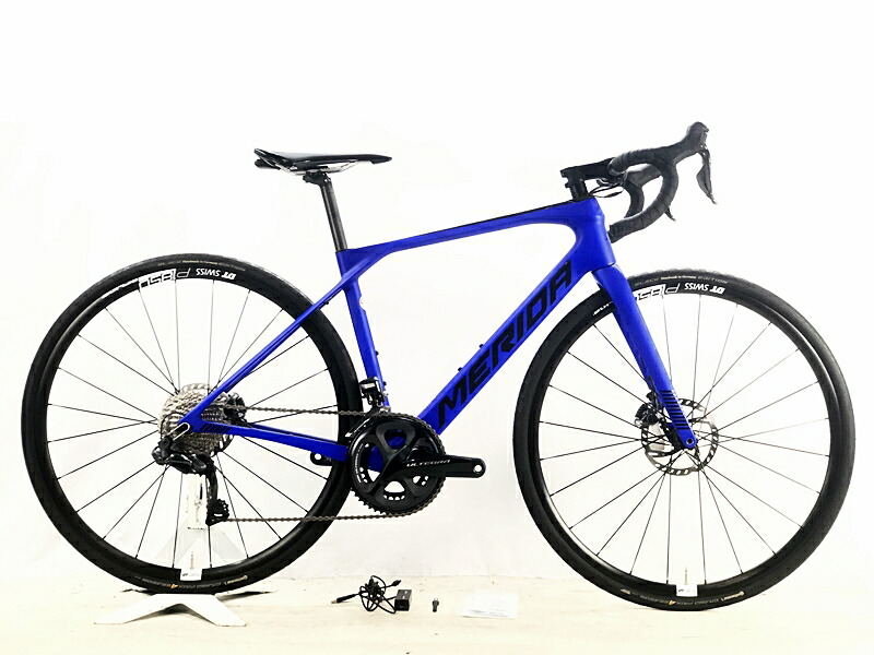 【中古】美品 メリダ MERIDA SCULTURA ENDURANCE 7000-E ULTEGRA Di2 2021年 カーボンロードバイク 44大いさ 引っ敷き青色 ロードバイク-自転車・サイクリング