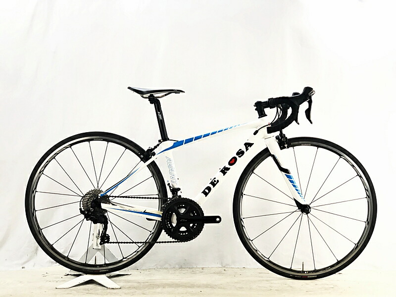 【中古】デローザ DE ROSA アバント AVANT 105 2016年 カーボンロードバイク 36.5大いさ 白いこと スポーツ・アウトドア-ロードバイク