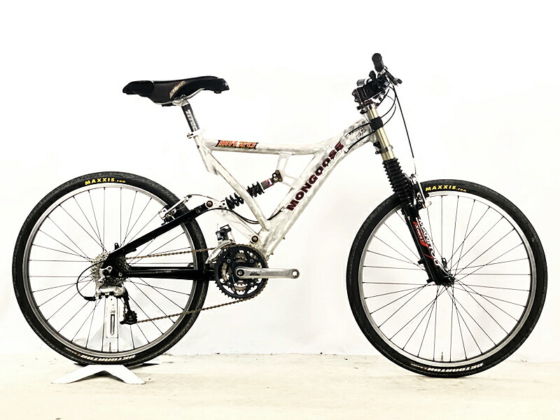 【中古】訳アリ マングース MONGOOSE PRO MX20 20TH ANNIVERSARY 2000年 XT/LX フルサス 26インチ マウンテンバイク サイズ不明 シルバー ｜ベリーグッドストア