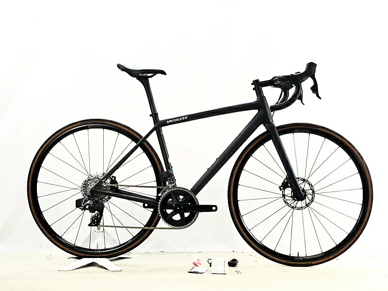 【中古】美品 SPECIALIZED AETHOS COMP RIVAL ETAP AXS 油圧DISC 2023 カーボン 52 サテンカーボン/ティールティントフェード/フレークシルバー｜ベリーグッドストア