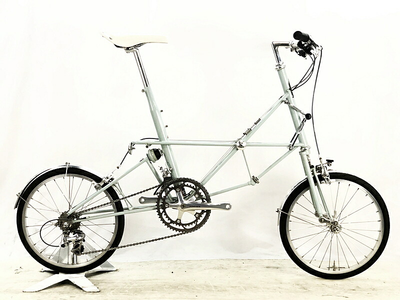 【中古】アレックスモールトン ALEXMOULTON AM-18 2007年 お城製 DURA-ACE 分割式 ミニベロ 17インチ ペールグレー ｜ベリーグッドストア