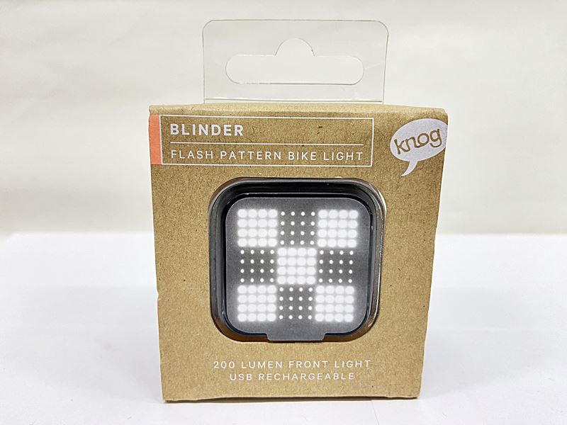 【中古】未使用品 ノグ KONG ブラインダー グリッド BLINDER GRID フロントライト ブラック