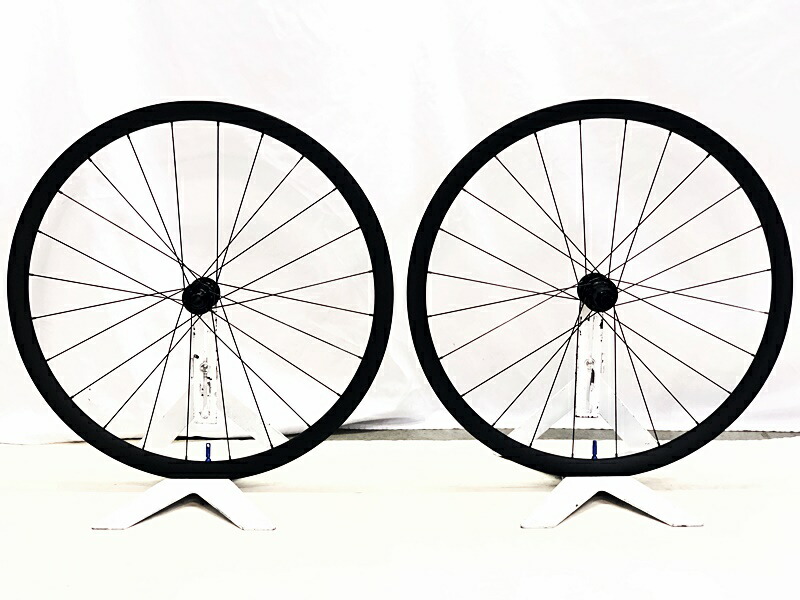 【中古】BIKE & HIKE/TNI オリジナル リム TNI ハブ DB ホイール - ホイールセット シマノフリー 11速 DISC クリンチャー アルミ 〇