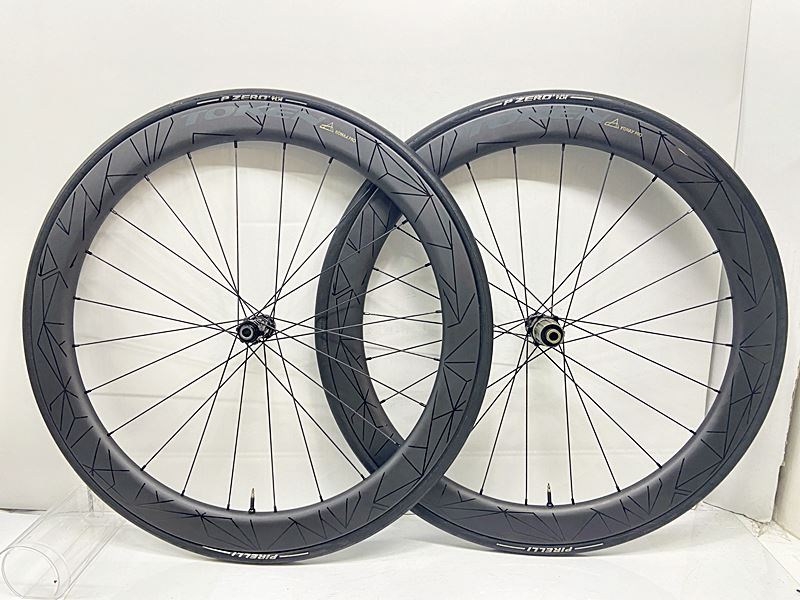 【中古】トーケン TOKEN コナックス KONAX PRO DISC ホイールセット シマノフリー 11速 DISC チューブレスレディ カーボン