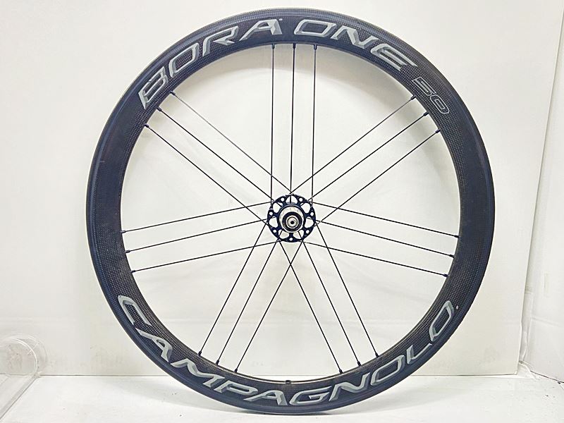 【中古】訳アリ カンパニョーロ CAMPAGNOLO ボーラワン BORA ONE 50 リアホイールのみ シマノフリー 11速 リムブレーキ チューブラー カーボン