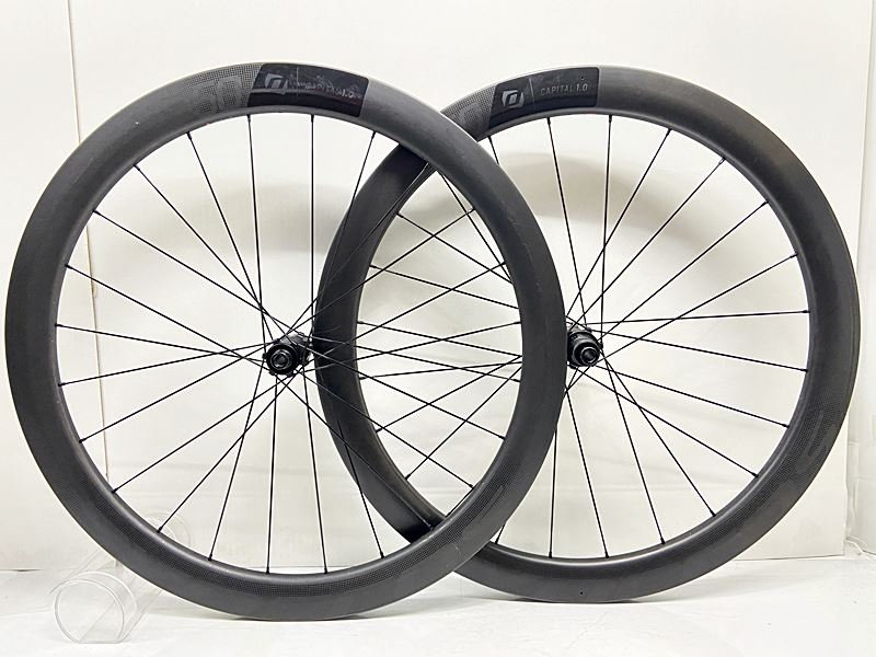 【中古】シンクロス SYNCROS キャピタル CAPITAL1.0 50 DISC ホイールセット XDR 12速 DISC チューブレスレディ カーボン