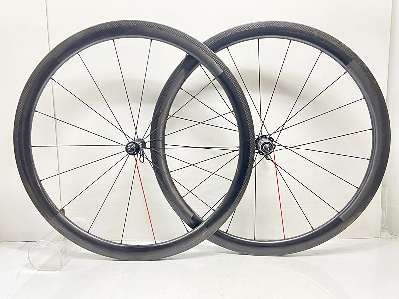 【中古】ヴィジョン VISION メトロン METRON 40 ホイールセット シマノフリー 11速 リムブレーキ チューブラー カーボン