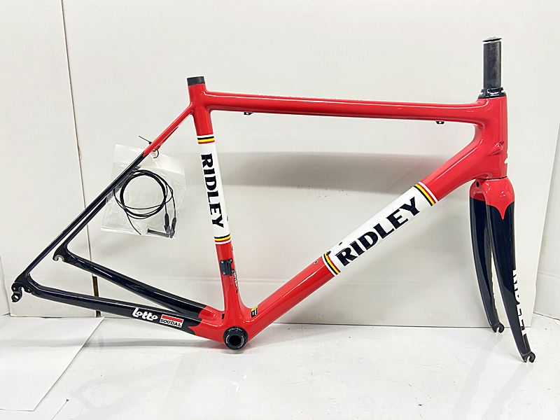 【中古】リドレー RIDLEY ヘリウム HELIUM RS ロード フレームセット 2015年 Sサイズ カーボン レッド