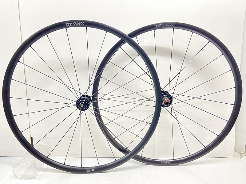 【中古】美品 DTスイス DT SWISS R470 DB ホイールセット XD 11速 DISC チューブレスレディ アルミ|ベリーグッドストア