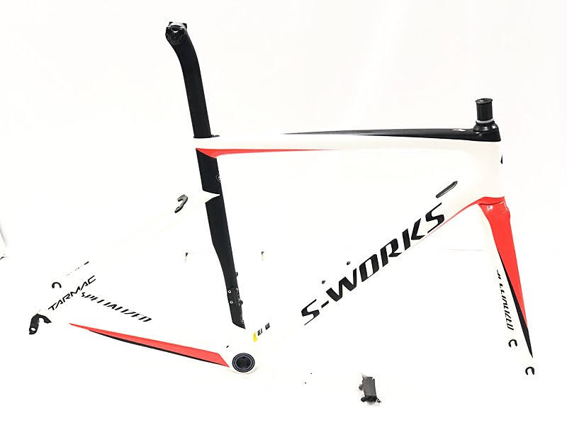 【中古】訳アリ スペシャライズド SPECIALIZED エスワークス S-WORKS ターマック SL6 TARMAC SL6 2018 WIITE/ORANGE 54サイズ