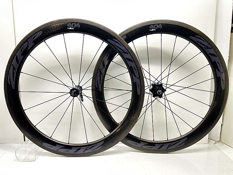 【中古】ジップ ZIPP 404 NSW ホイールセット シマノフリー 11速 リムブレーキ クリンチャー カーボン