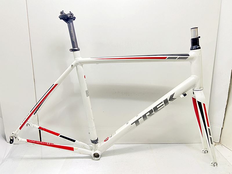 【中古】訳アリ トレック TREK 1.1 ロード フレームセット 2015年 58サイズ ホワイト