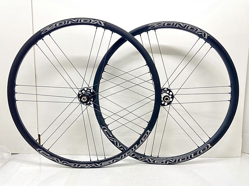 【中古】カンパニョーロ CAMPAGNOLO ゾンダ ZONDA DB ホイールセット シマノフリー 11速 DISC クリンチャー アルミ