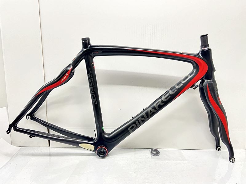 【中古】訳蟻 ピナレロ PINARELLO 大公 PRINCE 読み込む 一こま仕掛ける 2009年頃 500大きさ 炭素 黒いこと【割り引き】