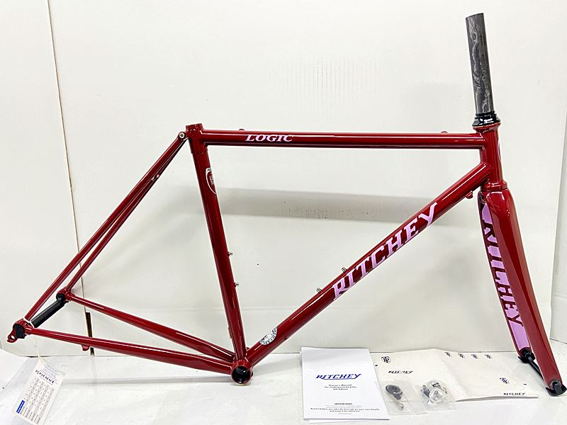 【中古】リッチー RITCHEY 読み込む理論の道筋 ROAD LOGIC 読み込む 一こま仕掛ける 2024年 51大きさ クロモリ 赤いこと 【割り引き】