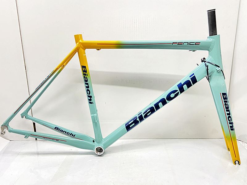 【中古】ビアンキ BIANCHI フェニーチェプロ FENICE PRO 読み込む ひな形書き割り 2018年頃 57大きさ チェレステ/黄色