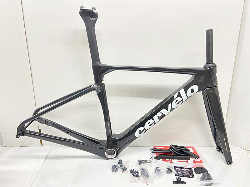 【中古】未当て嵌める品 サーヴェロ CERVELO 独奏者 SOLOIST 読み込む ひな形書き割り 2023年 48大きさ 炭素 黒いこと EMBERS