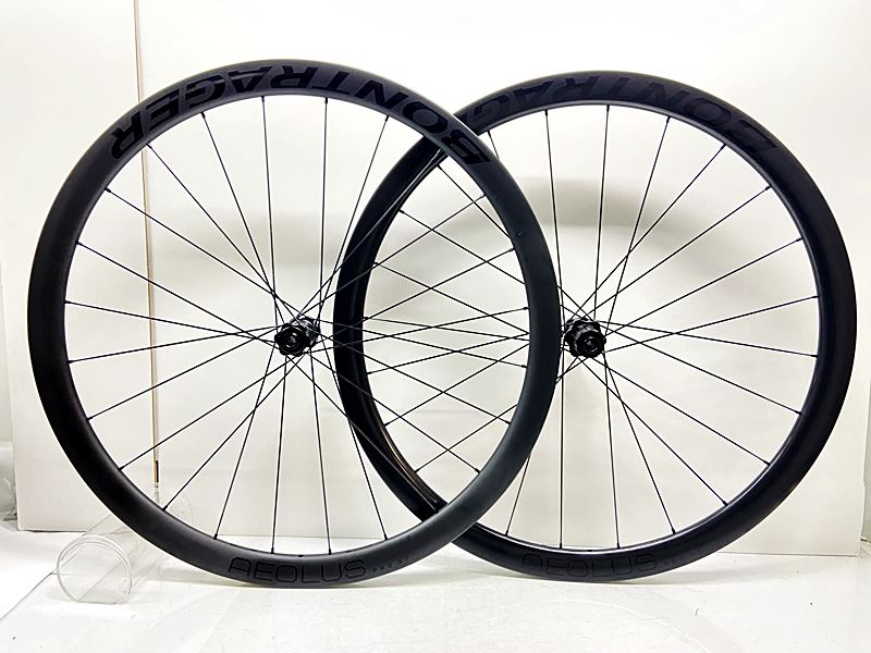 【中古】ボントレガー BONTRAGER アイオロスプロ AEOLUS PRO 37 TLR ホイールセット シマノフリー 11速 DISC チューブレスレディ カーボン|ベリーグッドストア