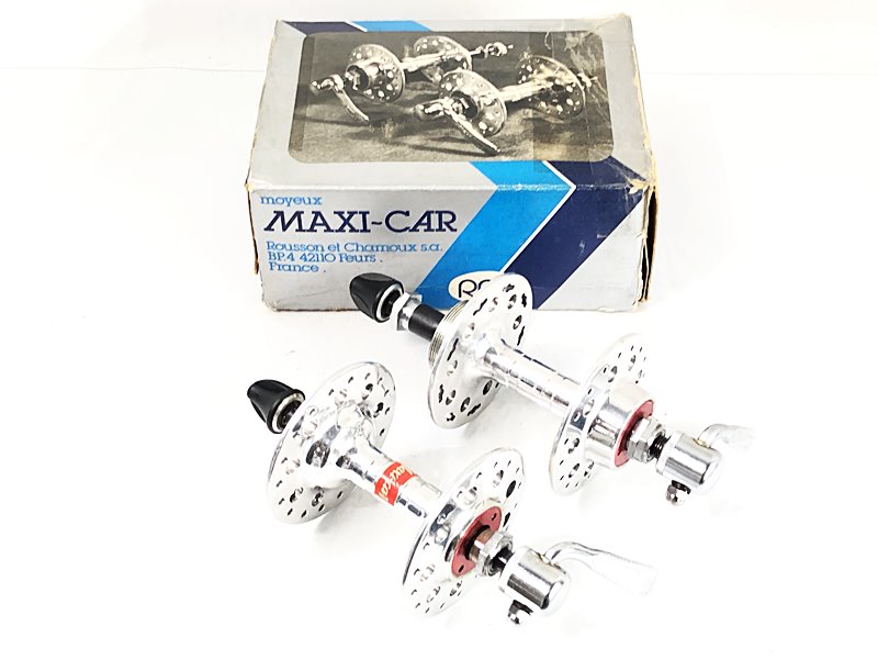 【中古】未使用品 マキシカ MAXI-CAR ラージフランジ ボスフリーハブ MOYEUX FR SET 100/126mm 36H BSC